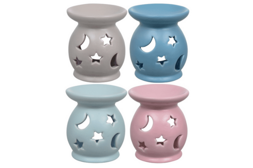 Moon and Star Stoneware Fragrance Warmers
